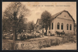 AK Wien, Anton Riedl`s Restauration Knödelhütte, Mit Garten  - Autres & Non Classés