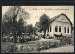 AK Wien, Anton Riedl`s Restauration Knödelhütte, Mit Garten  - Other & Unclassified