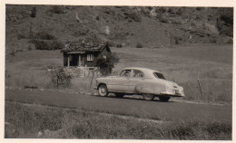 Photographie Vintage Photo Snapshot Norvège Norway Norge Automobile Voiture - Orte