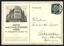 AK Wien, Hotel Wallace-Kummer, Mariahilferstrasse 71a  - Other & Unclassified