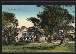 AK Rio Grande Do Sul, Parte Da Ilha Do Ladino Por Onde Passara O Novo Porto  - Sonstige & Ohne Zuordnung