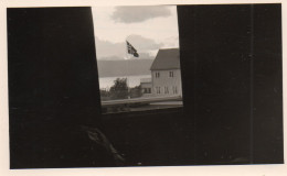 Photographie Vintage Photo Snapshot Norvège Norway Norge Narvik Fjörd - Lieux