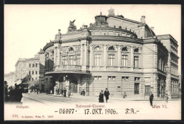 AK Wien, Strassenbahn Vor Dem Raimund-Theater, Wallgasse  - Autres & Non Classés