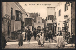 CPA Sfax, Rue De La République  - Tunisia