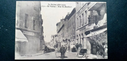 26 , Saint Vallier , La Rue Saint Rambert Et Ses Habitants ........vue Peu Courante - Andere & Zonder Classificatie