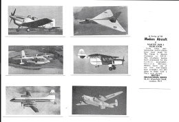 BC73 - SERIE COMPLETE 50 CARTES - BRITISH EDUCATIONAL - MODERN AIRCRAFT - Other & Unclassified