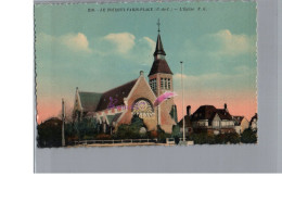 CPA  - LE TOUQUET PARIS PLAGE 62 - L'Eglise Carte Vierge - Le Touquet