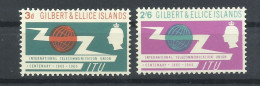 GILBERT  YVERT  82/83     MNH  ** - Isole Gilbert Ed Ellice (...-1979)