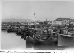 Photographie Vintage Photo Snapshot St Jean De Luz Pays Basque Port - Orte