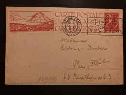 CP EP 25 LUGANO OBL.MEC.16 VI 1923 ST GALLEN 1 - Stamped Stationery