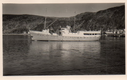 Photographie Vintage Photo Snapshot Norvège Norway Norge Hammerfest Bateau - Orte