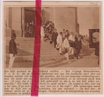 Curaçao - Begrafenis Vermoorde Uit Rotterdam - Orig. Knipsel Coupure Tijdschrift Magazine - 1926 - Non Classés