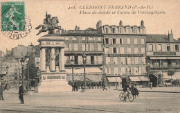 FRANCE - Clermont Ferrand - Place De Jaude Et Statue De Vercingétorix - Animé - Carte Postale Ancienne - Clermont Ferrand