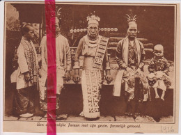 Java - Familie , Gezin - Orig. Knipsel Coupure Tijdschrift Magazine - 1926 - Unclassified