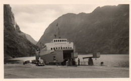 Photographie Vintage Photo Snapshot Norvège Norway Norge Ferry Boat Furtwangen - Orte