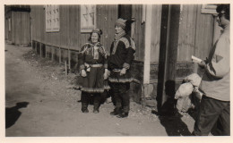 Photographie Vintage Photo Snapshot Norvège Norway Norge Hammerfest Lapons - Orte