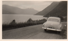 Photographie Vintage Photo Snapshot Norvège Norway Norge Chevrolet - Automobile