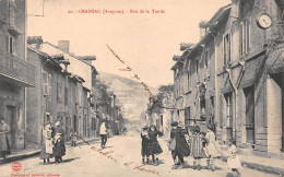 CRANSAC (Aveyron) - Rue De La Treille - Horloge Montre - Voyagé (2 Scans) - Other & Unclassified