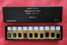 Miniature Fragonard Coffret De 10 Miniatures Différentes - Non Classés