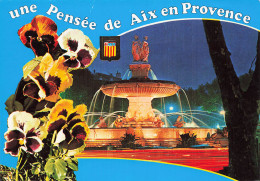 13 AIX EN PROVENCE GRANDE FONTAINE SUR LA ROTONDE - Aix En Provence