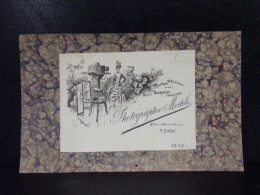 203 CHROMOS . PUBLICITE . PHOTOGRAPHIE MODELE . RUE DE LA GROSSE HORLOGE ROUEN . ANNEE 1899 - Advertising