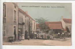 CP 21 RUFFEY LES ECHIREY Grande Rue Epicerie Bernard - Andere & Zonder Classificatie