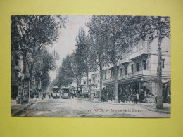 06. NICE  AVENUE DE LA GARE - Cafés, Hôtels, Restaurants