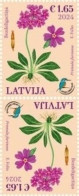 Latvia Lettland Lettonie 2024 Nature Fund Bird’s-eye Primrose Flower Tete-beshe MNH - Other & Unclassified