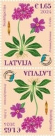Latvia Lettland Lettonie 2024 Nature Fund Bird’s-eye Primrose Flower Tete-beshe MNH - Latvia