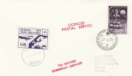 United Kingdon - Postal Strike 1971 Cover To USSR - Marcofilie