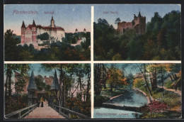 AK Fürstenstein, Fürstensteiner Grund, Schloss, Alte Burg Und Eingang Zur Alten Burg  - Schlesien