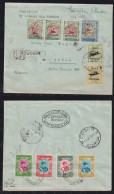 Iran Persia 1932 Registered Airmail Cover BUSHIRE X SOFIA Bulgaria Via Greece Via KLM Par Avion Hollondaise - Iran