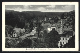 AK Johannisbad / Janske Lazne, Kurplatz Aus Der Vogelschau  - Tchéquie