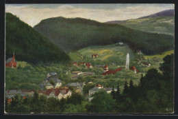 AK Bad Reinerz, Grafschaft Glatz, Teilansicht  - Schlesien