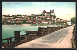 AK Breisach, Schiffbrücke Und Schloss  - Breisach