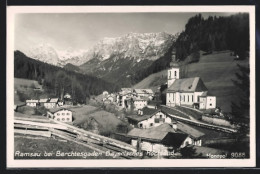 AK Ramsau Bei Berchtesgaden, Ortspartie Mit Kirche  - Berchtesgaden
