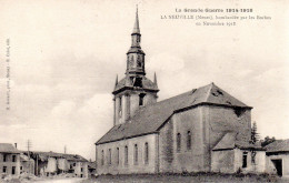 LANEUVILLE SUR MEUSE  Bombardée Par Les Allemands En Novembre 1918  -  L' Eglise - Autres & Non Classés