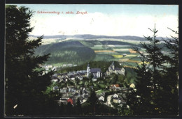 AK Schwarzenberg I. Sächs. Erzgeb., Teilansicht  - Schwarzenberg (Erzgeb.)