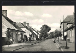 AK Friedrichsthal /Kr. Oranienburg, Dorfstrasse Mit Anwohnern  - Oranienburg