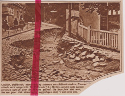 Woltersdorf - Overstromingen - Inondations - Orig. Knipsel Coupure Tijdschrift Magazine - 1926 - Unclassified