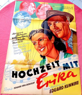 Affiche Ciné Allemande Hochzeit Mit Erika WEDDING WITH ERIKA Eduard Künneke 1950 23x34" Illu Jadatz 60X84CM - Plakate & Poster