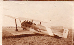 Photographie Vintage Photo Snapshot Avion Aviation Plane Hélice Aviateur - Luchtvaart