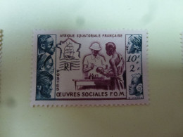Afrique Equatoriale Française Oeuvres Sociales F O M Neuf ** - Unused Stamps