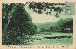 FRANCE - Besançon Les Bains - Vue Prise De La Promenade Micaud - Barrage - Pont De Brégille - Carte Postale Ancienne - Besancon