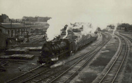 Luxembourg - Locomotive 5223 - Cliché Jacques H. Renaud, 1954 - Treinen