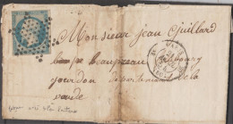 LE  N°15a BLEU LAITEUX BE Cote 530€ - 1853-1860 Napoléon III