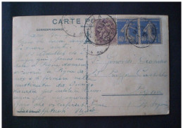 FRANCE FRANCIA POSTAL CARD NICE 1932 LE JARDIN DU MONASTERE DE CIMEZ-FI. - Parks, Gärten