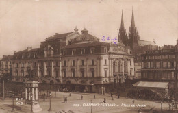 FRANCE - Clermont Ferrand - Vue Sur La Place De Jaude - Animé - Carte Postale Ancienne - Clermont Ferrand