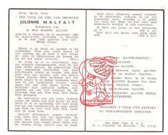 DP Julienne Malfait ° Doornik Tournai 1895 † Kortrijk 1958 X Kamiel Allyns // Pintelon Denys Vanhaverbeke - Devotion Images