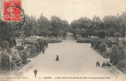 ANGERS : L'ALLEE CENTRALE DU JARDIN DU MAIL ET L'AVENUE JEANNE D'ARC - Angers